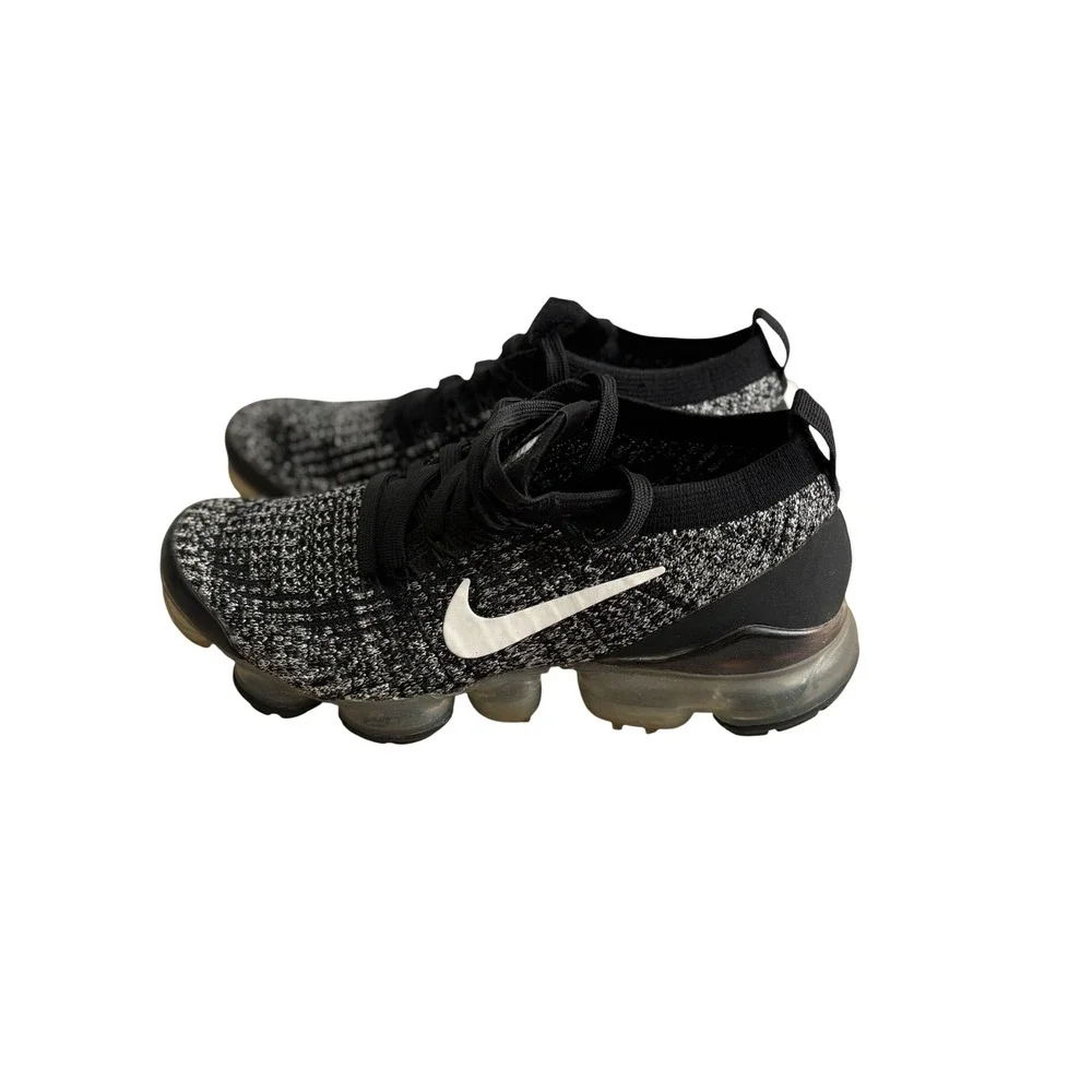 Nike Air VaporMax Flyknit 3 Oreo Black White AJ6910-001 Womens Running Shoes 6.5